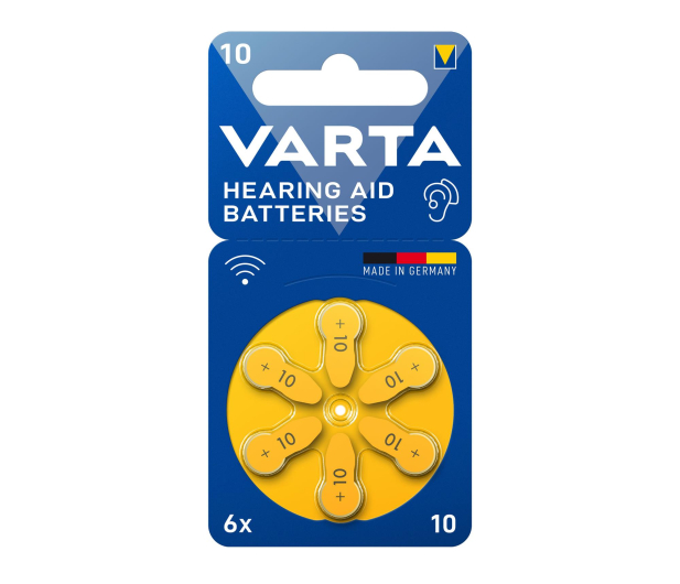 VARTA Bateria do aparatu słuchowego 10 / PR70 (6 szt.) 24610101416 - 1456624 - zdjęcie